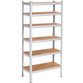 Raft cadru metalic modular pentru depozitare, 6 polite, 225x110x50cm, sarcina 900kg