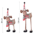 Figurina Craciun, Ren, picioare telescopice, inaltime extensibila 84-124cm