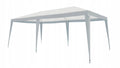 Cort pavilion de gradina, 600x300 cm, impermeabil cu rezistenta UV, alb