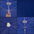 Umbrela de plaja pliabila, Sersimo BU022, 180cm, bleumarin