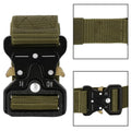 Curea centura Tactical Combat pentru barbati 3.5 x 125 cm, rezistent, verde