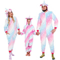 Pijama tip salopeta pentru dama, model unicorn, marime M