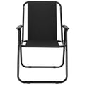 Scaun de plaja Sersimo, pliabil, 100kg, 52x73cm, negru