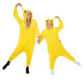 Pijama tip salopeta pentru adulti, model Pikachu, marime S