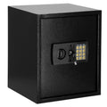 Seif electronic standard cu cifru si cheie, 415x350x310 mm, negru