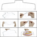 Set patiserie cu platou rotativ, 137 piese cu sabloane pentru ornarea prajiturilor