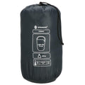 Sac de dormit tip mumie, cu geanta de transport, 210x73cm, 8-20grade, culoare gri