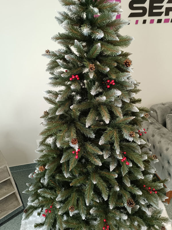 Brad artificial Christmas Deluxe by Sersimo, Frasin de Munte, 2D, 220cm