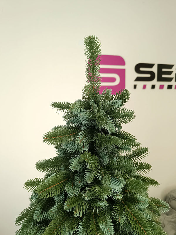 Brad artificial Christmas Deluxe by Sersimo, Canada argintiu, 3D,180cm