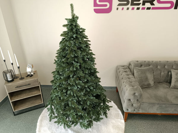 Brad artificial Christmas Deluxe by Sersimo, Canada argintiu, 3D,180cm