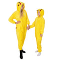 Pijama tip salopeta pentru adulti, model Pikachu, marime S