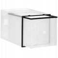 Set 10 cutii organizare pentru pantofi, 28x20x20, transparent