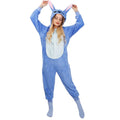 Pijama tip salopeta pentru adulti, model Stitch, marime M