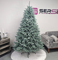 Brad artificial Christmas Deluxe by Sersimo, Laponia Select argintiu, integral 3D, 230cm