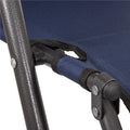 Sezlong pliabil SERSIMO GC12, Relax Zero Gravity, 80x60x153cm, Albastru inchis