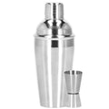 Set Cocktail Shaker Kit pentru barmani 550ml, KI24, suport bambus, 11 piese