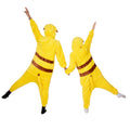Pijama tip salopeta pentru adulti, model Pikachu, marime S
