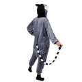 Pijama tip salopeta pentru adulti, model Lemur, marime S