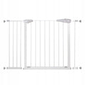 Poarta de siguranta Safety Gate pentru scari, ajustabila 111-120 cm, din otel, alba