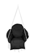 Perna pentru scaun rotund tip leagan suspendat, dimensiune XXL, negru