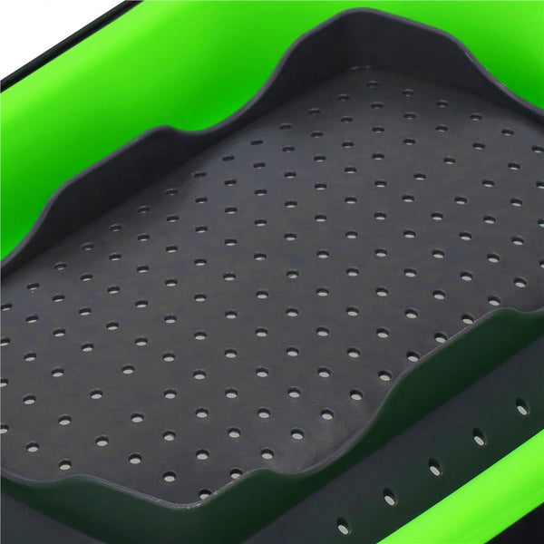 Strecuratoare pliabila pentru chiuveta, din plastic si silicon, brate extensibile, lungime 38-60cm