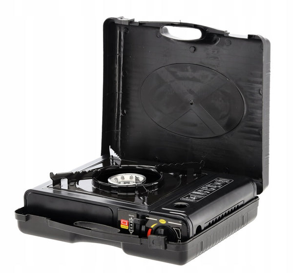 Aragaz portabil camping sau rulote, pentru cartuse cu gaz, 2500W, 34x26x9cm