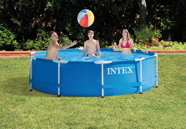 Piscina cadru metalic Intex, 305x76 cm, 4500 litri, rotunda