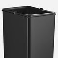 SONGMICS Cos de gunoi din inox cu 2 compartimente colectare selectiva, cu galeti interioare, 2x15litri, argintiu si negru