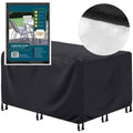 Husa mobilier gradina, impermeabila, cu protectie UV, 180x120x74cm, negru
