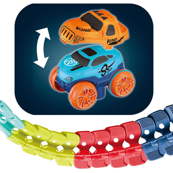 Circuit masinute Changeable Track, cu 92 de piese, pista configurabila