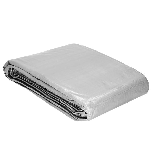 Prelata din polietilena impermeabila laminata, 270g/m2, 4x6m, gri