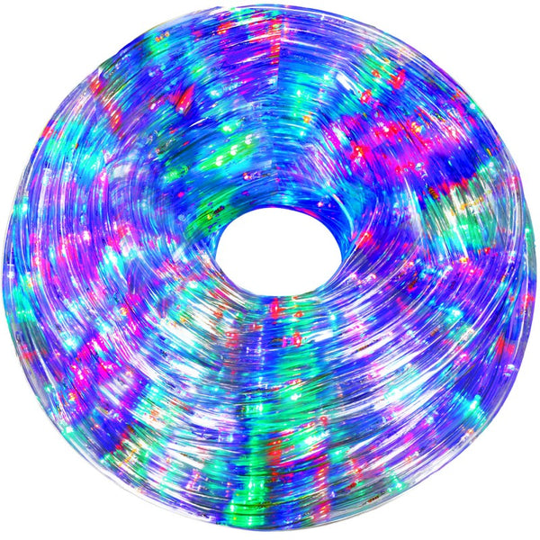 Instalatie tub furtun luminos pentru Craciun, 720 LED-uri, 30m, multicolor