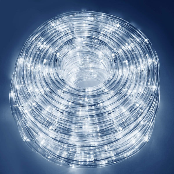 Instalatie tub furtun luminos pentru Craciun, 240 LED-uri, 10m, alb rece