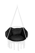 Perna pentru scaun rotund tip leagan suspendat, negru