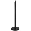 Suport hartie igienica tip tija, 52cm, negru mat