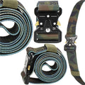 Curea centura Tactical Combat pentru barbati 3.7x125cm, rezistent, verde camuflaj