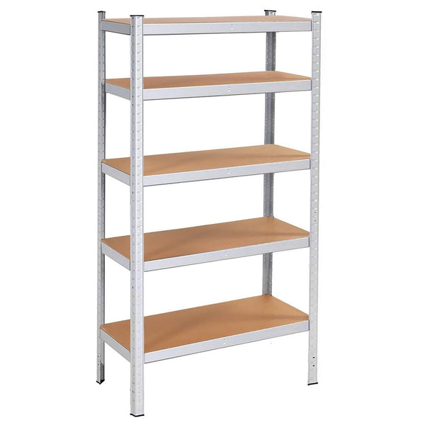 Raft cadru metalic modular pentru depozitare, 5 polite, 180x90x30cm, sarcina 875kg