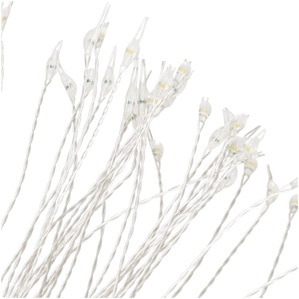 (DL) Instalatie lumina decorativa STAR cu 100 LED-uri, diametru 40cm, telecomanda, iluminare alba