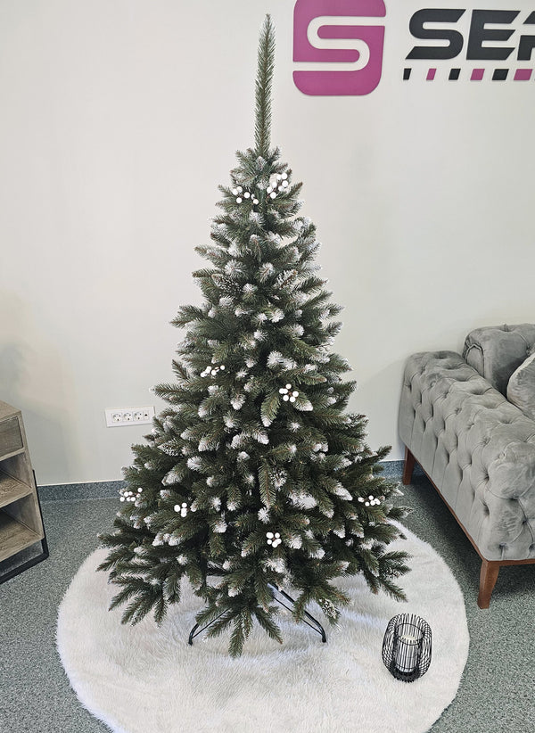 Brad artificial Christmas Deluxe by Sersimo, WhiteBerry, 2D, 180cm