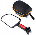 Geanta bicicleta cu prindere pe portbagaj tija sa 28x19x17 cm, 10L, poliester, borseta spate cu suport aluminiu, negru