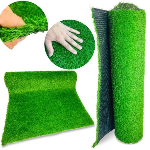 Covor Iarba Artificiala, Tip Gazon, Verde, 30 mm, 10 mp, 200×500 cm