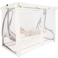Balansoar leagan pat 4 persoane Sersimo Tenerife, cu plasa anti-insecte, sarcina 320kg