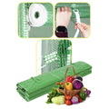 Folie inlocuire pentru sera 200x200x200 cm, PE 140g/mp cu plasa PP, UV4, 4 ferestre si usa cu fermoar, verde