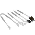 Set accesorii pentru gratar din inox, 20 de piese inclusiv perie, husa transport