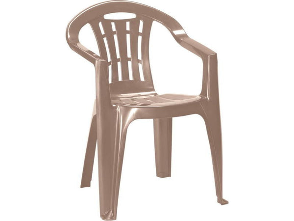 Curver Scaun de grădină Mallorca din plastic, culoare cappuccino