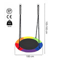 Leagan tip cuib 100cm, inaltime reglabila, 150 kg, Multicolor