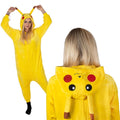 Pijama tip salopeta pentru adulti, model Pikachu, marime S
