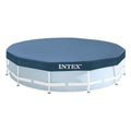 Prelata rotunda pentru piscina Intex 28030, D305xH25 cm, PVC, bleumarin