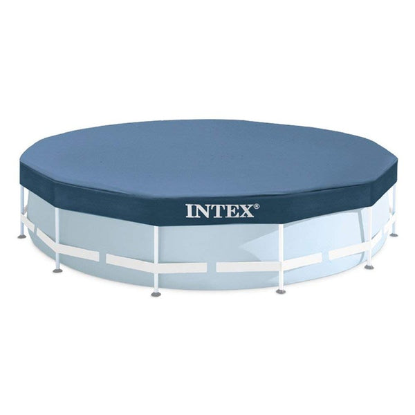 Prelata rotunda pentru piscina Intex 28030, D305xH25 cm, PVC, bleumarin