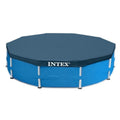 Prelata rotunda pentru piscina Intex 28030, D305xH25 cm, PVC, bleumarin
